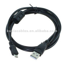 1.5M USB 2.0 männlich A zu Micro B 5-Pin Sync Daten Ladegerät für Blackberry / LG / Motorola